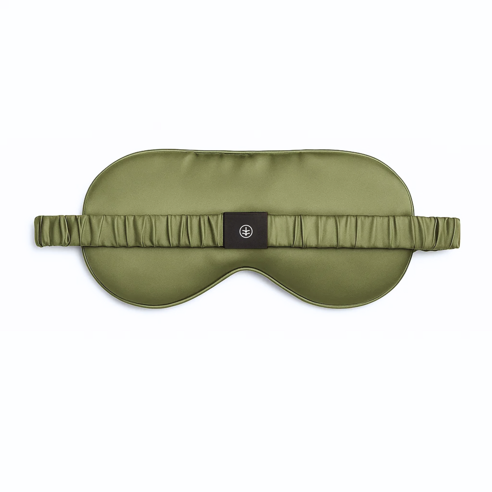 Essential Silk Sleep Eye Mask in Sage (Eucalyptus Silk)